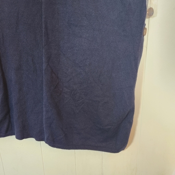 J Jason Wu Fisherman Tunic Sleeveless Knit Top Side Button Detail Size 5x - Picture 6 of 14